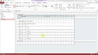 Inserting Header and footer on the form in Access