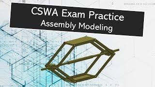 SOLIDWORKS CSWA Practice Set 2: Assembly Modeling