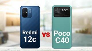 Redmi 12c vs Poco C40