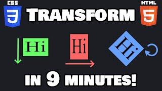Learn CSS transformations in 9 minutes! 