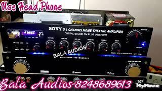 7.1 heavy amplifier for home use best Quality amplifier in Bala Audios coimbatore Tamil under budget