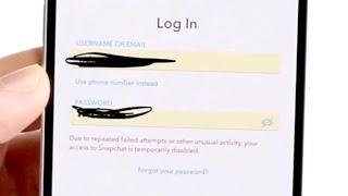 How To FIX "Due To Repeated Failed Attempts" Error On Snapchat!