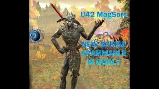 Mag Sorc Meta build | Scribe spammable is GOD TIER | ESO u42 Gold Road