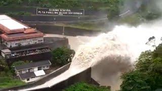 Detik- detik di bukanya Bendungan Sungai Serayu Jendral Sudirman Mrican Banjarnegara