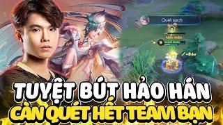 HỌA SĨ LAI BÂNG CẦM YAN LEO RANK CÀN QUÉT HẾT CẢ TEAM BẠN