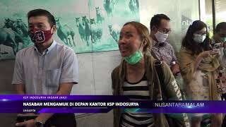 Nasabah Mengamuk Di Depan Kantor KSP Indosurya