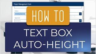 PowerApps - Text Box Auto Height