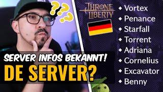 DE Server? Serverlisten, Start Uhrzeit & Servertransfer Details bekannt! Throne and Liberty Deutsch