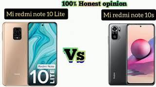 Mi redmi note 10 lite Vs Mi redmi note 10s