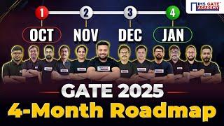 4 months GATE 2025 Preparation Strategy | How to crack GATE 2025 in 4 months? | IMS GATE Academy