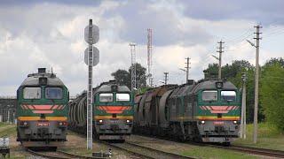 Тепловозы 2М62М, железная дорога / Diesel locomotives class 2M62M, railways