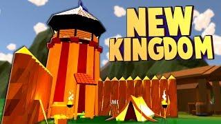 Building a NEW KINGDOM and Castle, Battling the Trolls! (No King No Kingdom Alpha Gameplay Part 1)