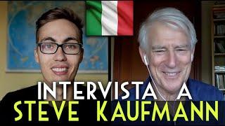 Interview in Italian with polyglot, entrepreneur and YouTuber Steve Kaufmann