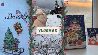  VLOGMAS  Перший сніг ️ розпаковка