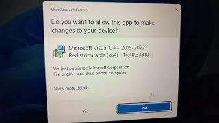 Citra 3ds Emulator Need Microsoft Visual C++ Redistributable. msvcp140_atomic_wait.dll was not found