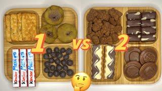 1 or 2? Choose your favourite platter | asmr