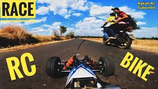 Racing Large Scale Rc Buggy from a Motorbike GoPro 4k