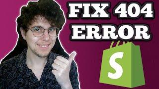How To Fix Shopify 404 Error