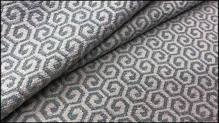 Kellock Aqua upholstery and home decor fabric