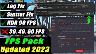 GameLoop Emulator Lag, Stutter, Freeze And FPS Drops Fix | HDR 90 Stable FPS | FPS Boost Pack | 2024