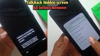 Talkback accessibility service has hidden the screen | Infinix Smart 7 | Hot 30 | Note 30 | Zero 20