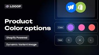 Add Shopify Product Options in Webflow