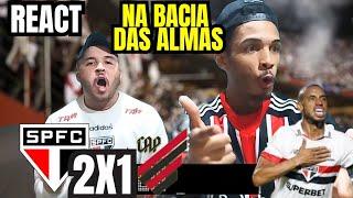 REACT SÃO PAULO 2 X 1 ATHLETICO PR VITÓRIA NA BACIA DAS ALMAS -BRASILEIRÃO 2024