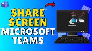 How To SHARE SCREEN On Microsoft Teams  (Step by Step )