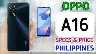 OPPO A16 Specs,  Features & Price in Philippines