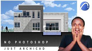 No Photoshop, Just Archicad. Design Elevation that you never thought possible with archicad