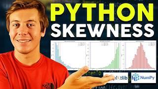 Python Right, Left & Symmetric Distributions (Numpy, Scipy)