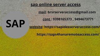 SAP s4hana Grc12 with S4hana 2020 remote access