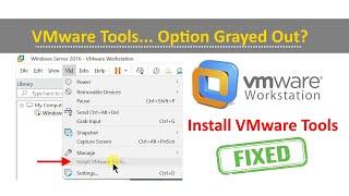 VMware Tools Option Grayed Out [Resolved] @pcguide4u