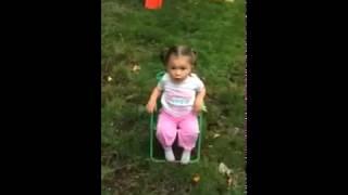 Little Girl Ice Bucket Challenge - Hilarious Swearing..Must See! haha