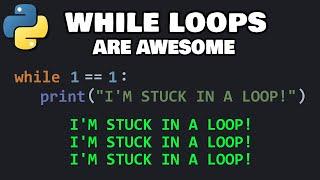 While loops in Python are easy ️