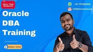 Oracle DBA Training July | Real time Database Training | Get Oracle DBA Job Easily