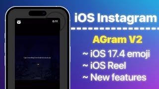 iOS Instagram For Android | AGram V2 | iOS 17.4 Emojis Working on Instagram | iOS Instagram 2024 