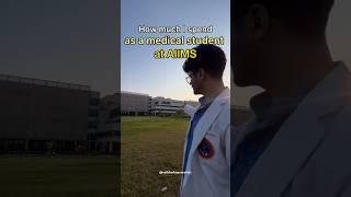 How much I spend as a medical student at AIIMS          #aiims #mbbs #government #shorts #viral