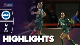 Olislagers' Stunning Half Volley | Brighton v Tottenham Hotspur Highlights | Barclays WSL 2024-25