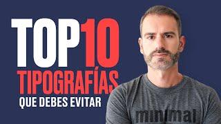  TOP 10 FUENTES más conocidas del mundo que NUNCA utilizaría.