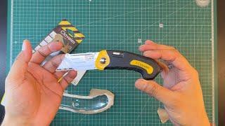 Folding utility knife 3 claveles and Stanley screwdriver review #stanley #craft