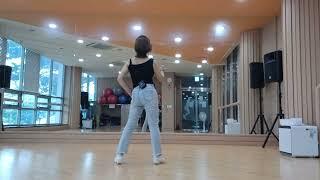 Number 9 cha cha Line Dance| High Beginner/용인 남사 (오전수업곡)/넘버 나인 차차 라인댄스/ 쉬운 스텝설명/ 오명희 라인댄스