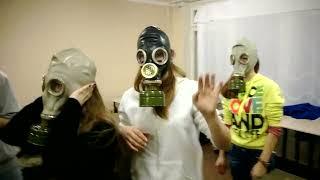 Girls gas mask hazmat