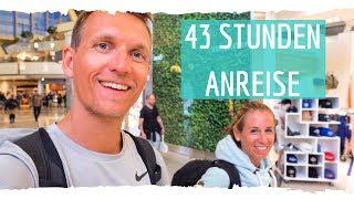 43 Stunden Anreise! Längste Anreise auf Weltreise • Bora Bora nach Kolumbien | VLOG 427