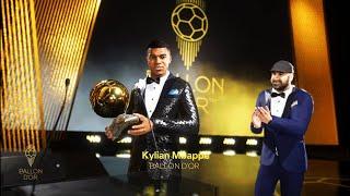 Mbappe wins Ballon D'or in EA FC 24 (Career Mode)