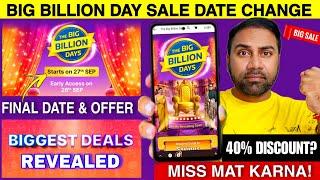 Flipkart Big Billion Day 2024  Date Change  Big Billion Day 2024 Sale Mobile & Bank Offer