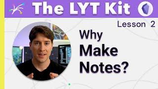 Do less note-taking. Do more note-making. Supercharge your Ideaverse (LYT Kit Lesson 2) w Obsidian