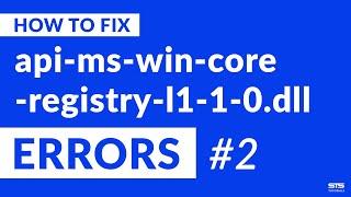 api-ms-win-core-registry-l1-1-0.dll Missing Error on Windows | 2020 | Fix #2