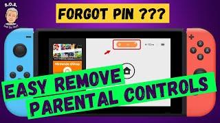 HOW TO Easy remove PIN from Parental Controls Nintendo Switch