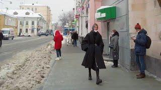 Moscow Walk - Exploring Staraya Basmannaya Street. From Pokrovka to metro station Baumanskaya